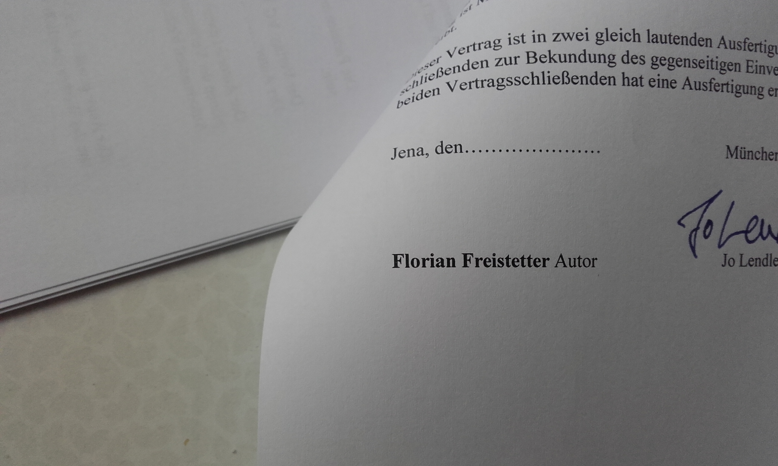 Nach der Unterschrift fängt die Arbeit erst an...