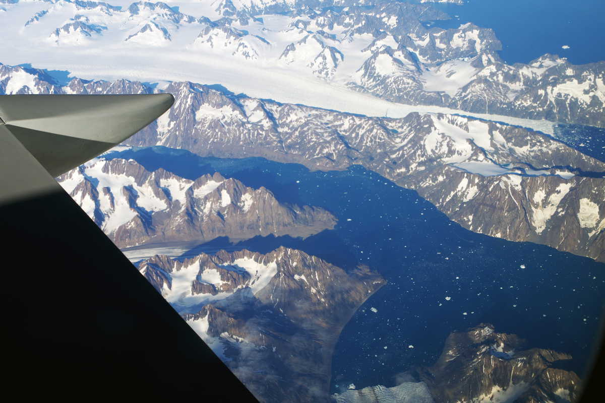 Fjordlandschaft an der Küste Grönlands, © Autor