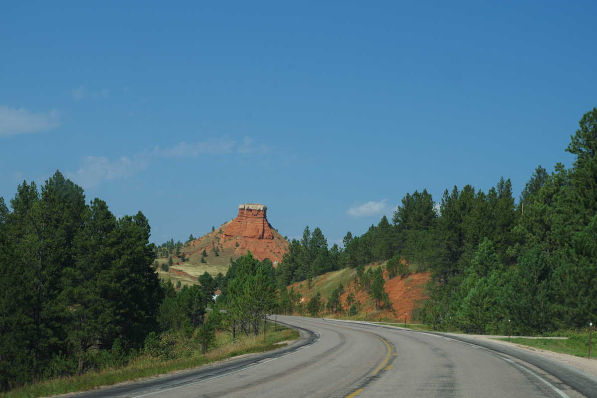 Sandsteinfelsen in den Black Hills, Wyoming, © Autor