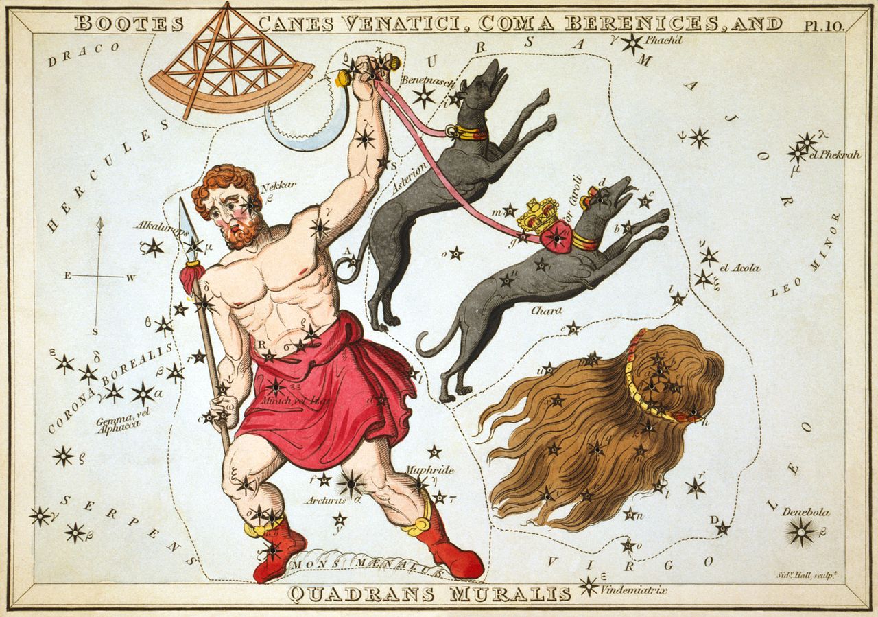 Sternbild Bärenhüter (Bild: Adam Cuerden, Public Domain)