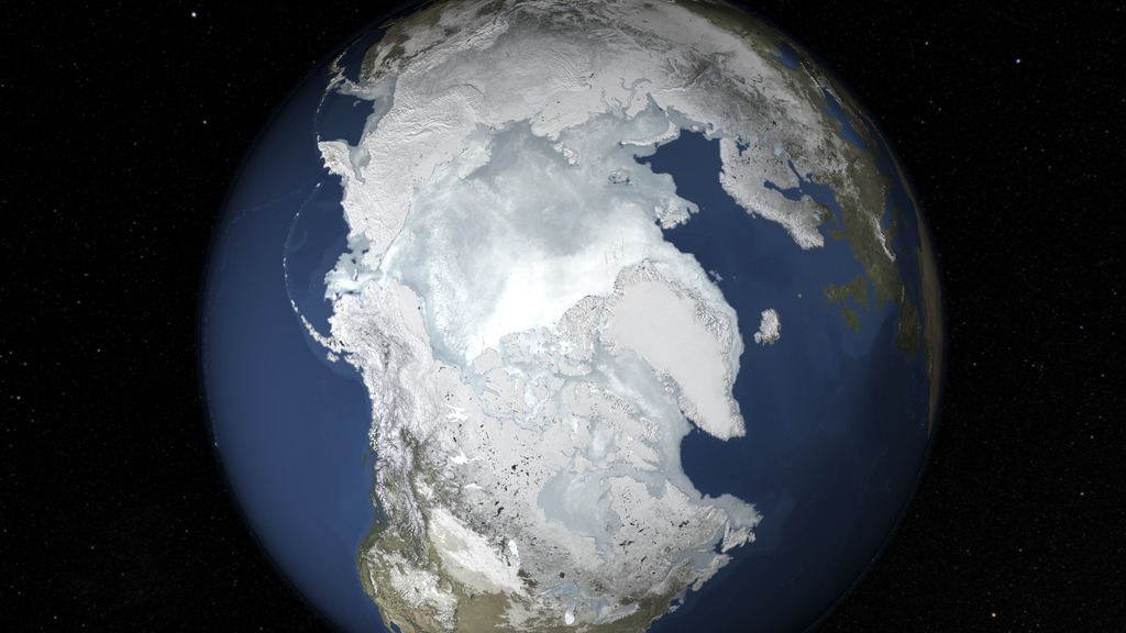 Früher war mehr Eis. (Bild: NASA's Goddard Space Flight Center)
